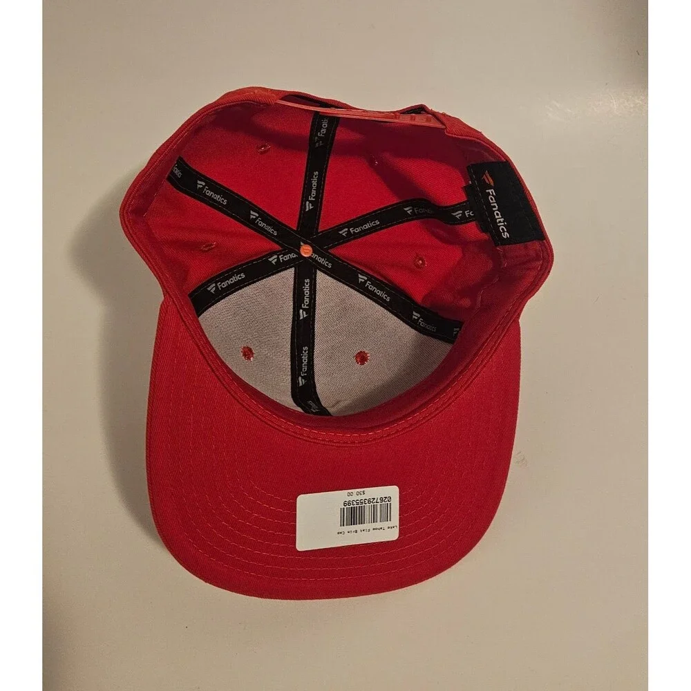 Vegas Golden Knights NHL Hockey Tahoe Fanatics Red Snapback Hat Cap VGK Las Sin